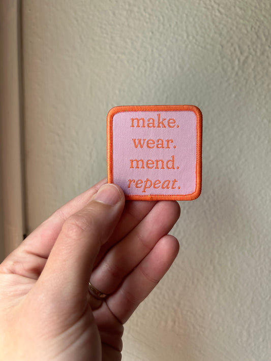 Make.Wear.Mend. Sew-on Patch