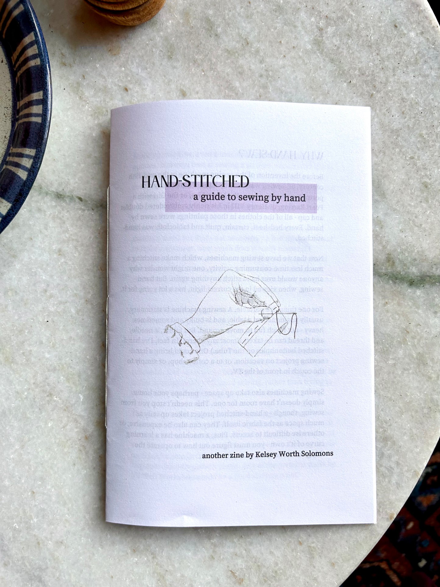 Hand-Stitched Printable Zine